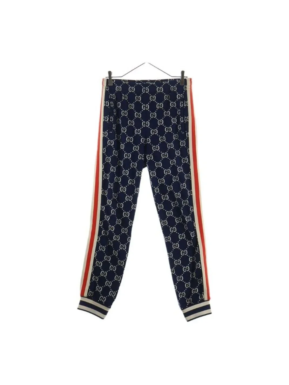 Gucci GG Jacquard Sweatshirt Pants Jogging Track Navy